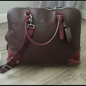 Vintage TUMI leather commuter business bag